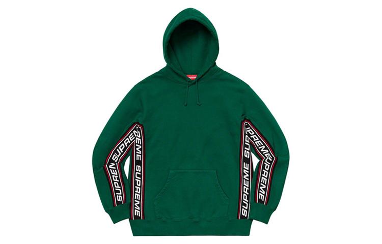 Supreme Худи и толстовки FW19 Week 3 Text Rib Hooded Sweatshirt Logo