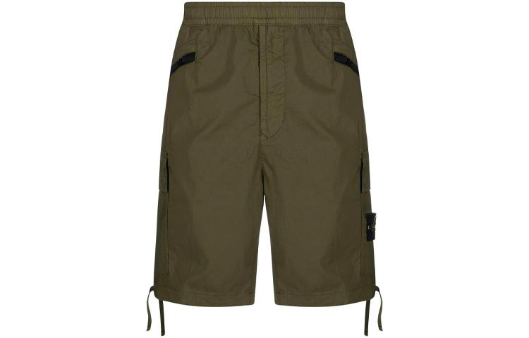 Stone Island Шорты Men’s SS21 Logo Applique Tooling Shorts Green