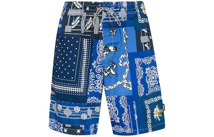 NEIGHBORHOOD Шорты Men’s SS21 Printing Shorts Blue