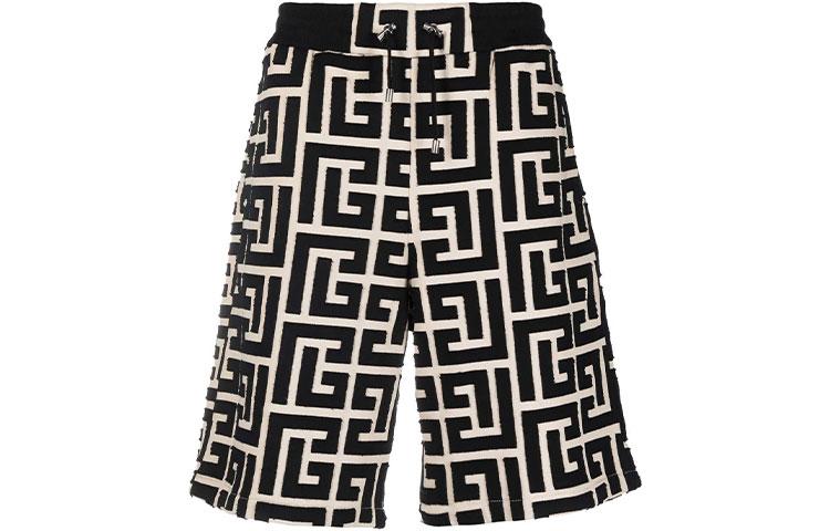 Balmain Шорты Men’s Logo Printing Shorts Black