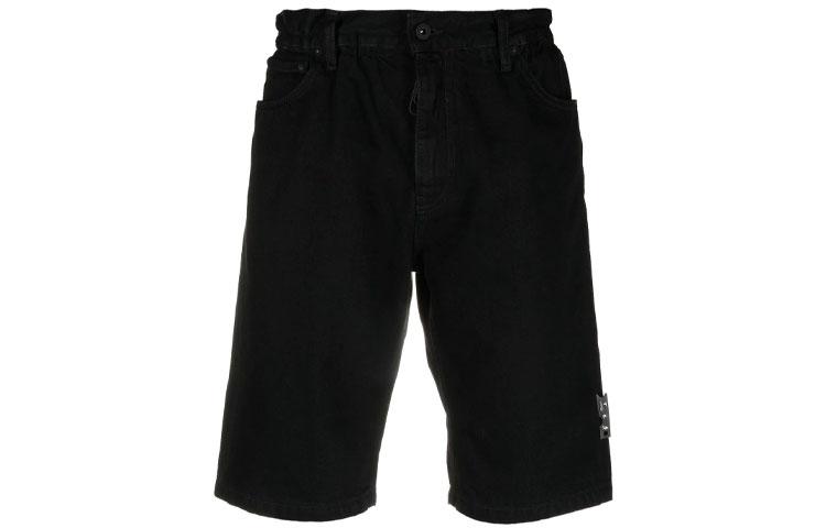 Off-White Шорты Men's SS21 Logo JeansShorts Black