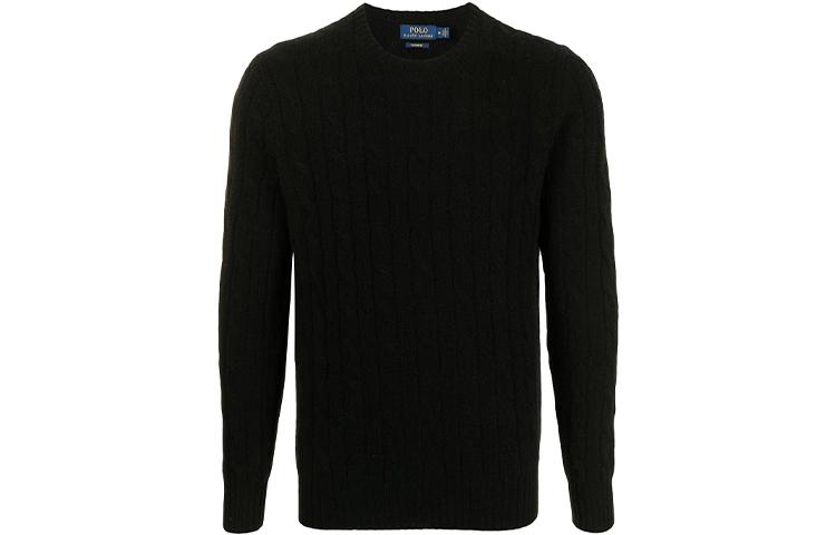 Polo Ralph Lauren Аксессуар Men’s FW21 Round-neck Knitting Sweater Black