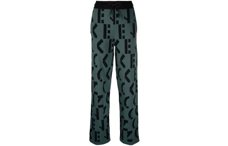 Kenzo Треники Men’s FW21 Logo Print Track Pants Green