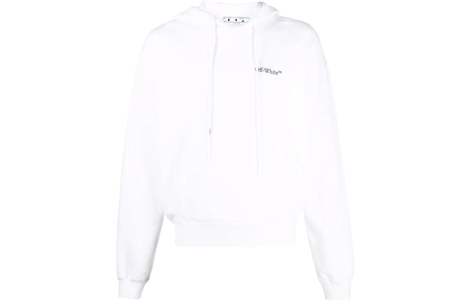 Off-White Худи и толстовки Men’s Print Hoodie White