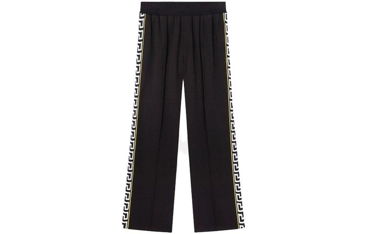 Versace Треники Male Men’s SS21 Sports Pants Black Knitted sweatpants
