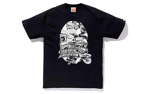 A BATHING APE® Футболка × Marvel t