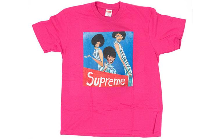 Supreme Футболка FW18 Group Tee Dark Pink T