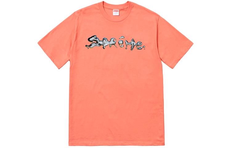 Supreme Футболка FW18 Liquid Tee Terra Cotta logoT