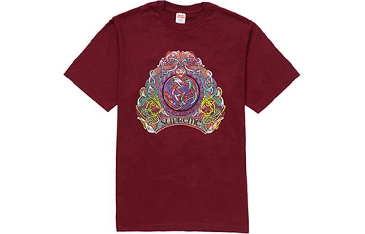 Supreme Футболка SS19 Knot Tee Burgundy T