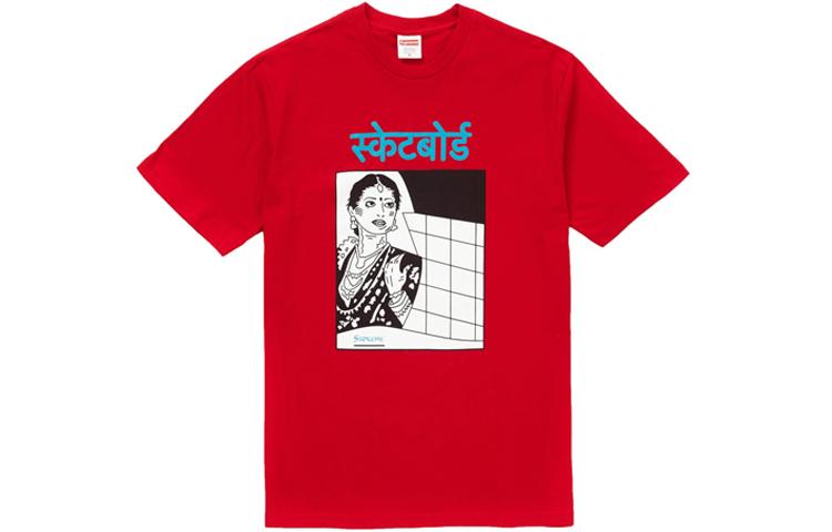 Supreme Футболка FW18 Bombay Tee Red T