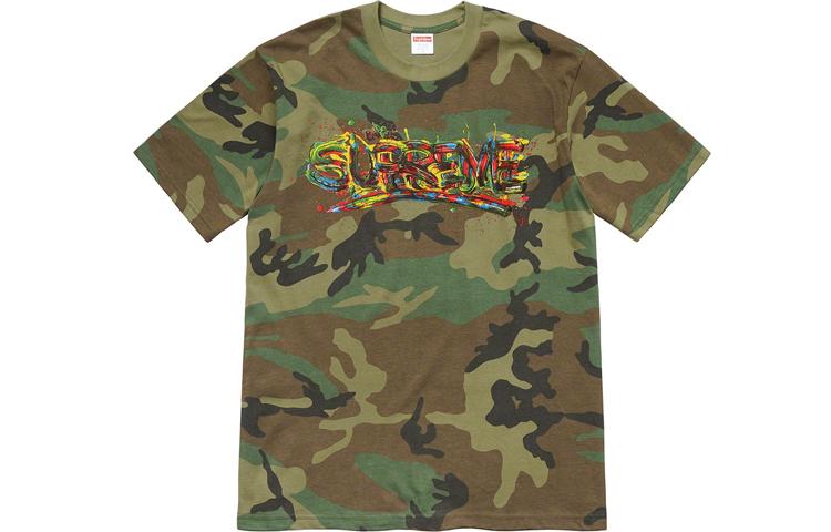 Supreme Футболка SS20 Week 1 Paint Logo Tee LogoT
