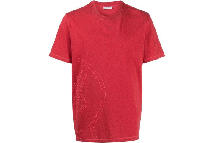 Moncler Футболка Men’s FW21 Logo Printing T-shirt Red
