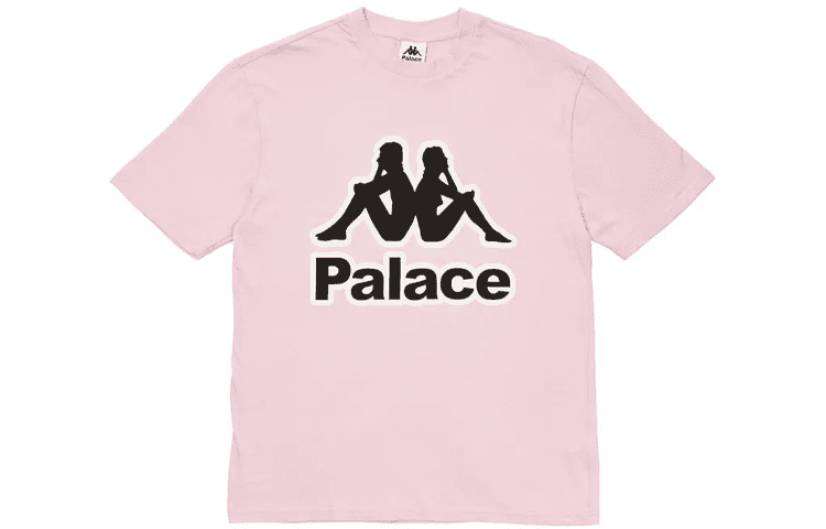 Palace Футболка X Kappa T-shirt Pink LogoT
