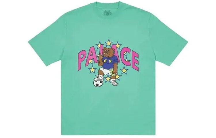 Palace Футболка FW21 Euro T-Shirt Aqua LogoT