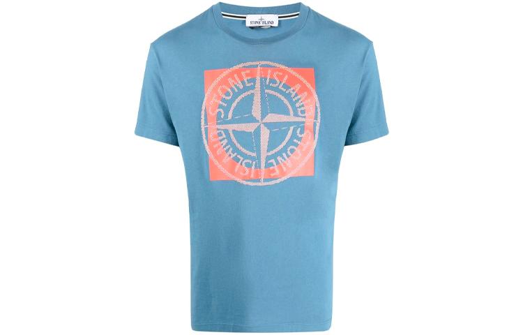 Stone Island Футболка Men’s SS22 Printing T-shirt Blue