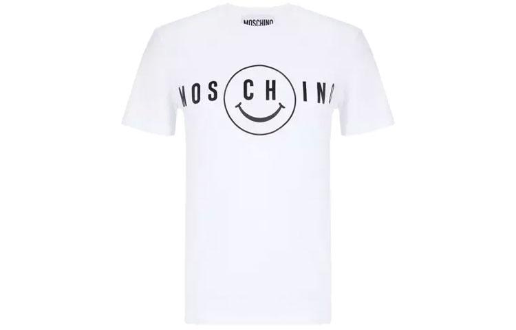 Moschino Футболка Men’s SS22 Printing Round-Neck T-shirt White