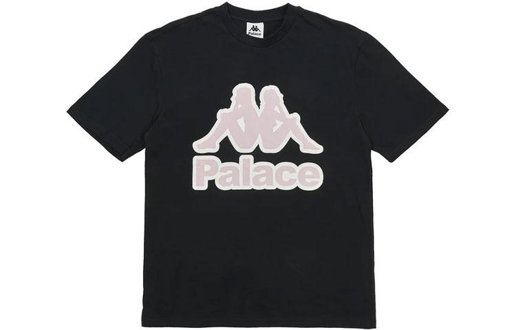 Palace Футболка X Kappa FW21 T-Shirt Black LogoT