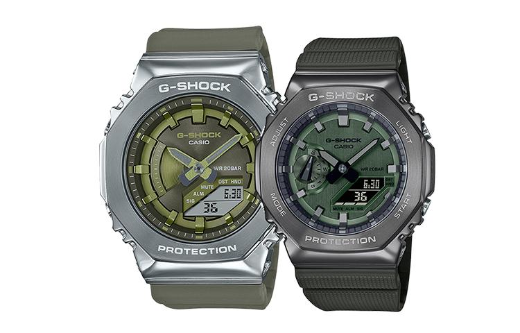 Casio Часы G-SHOCK 44 GM-2100B-3APR+GM-S2100-3APR