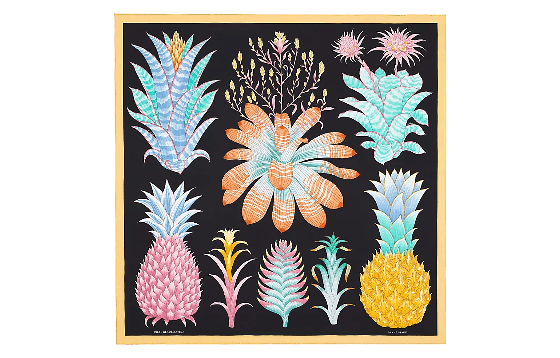 HERMES Шарф “” 90*90Cm