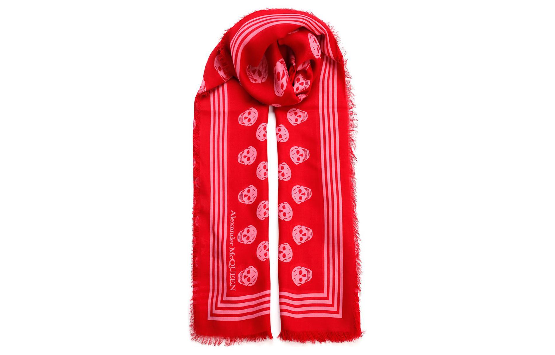 Alexander McQueen Шарф Unisex Silk Scarf