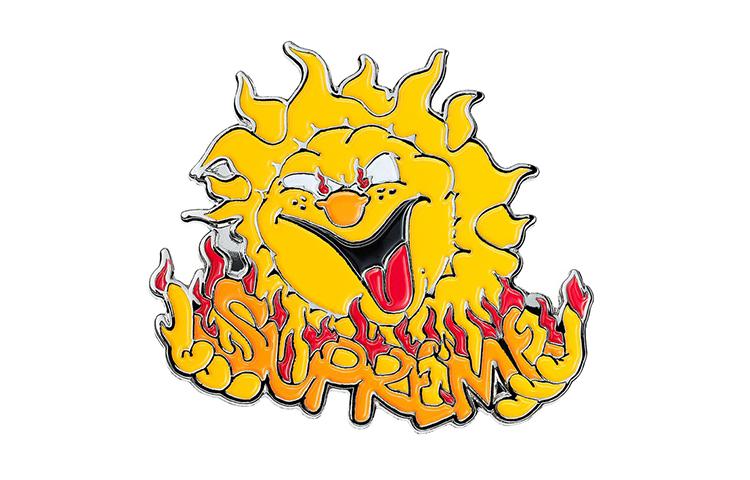 Supreme Брошь FW20 Week 7 Sun Pin