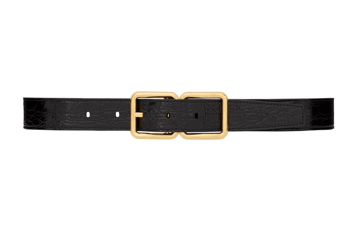Saint Laurent Ремень Logo 3cm