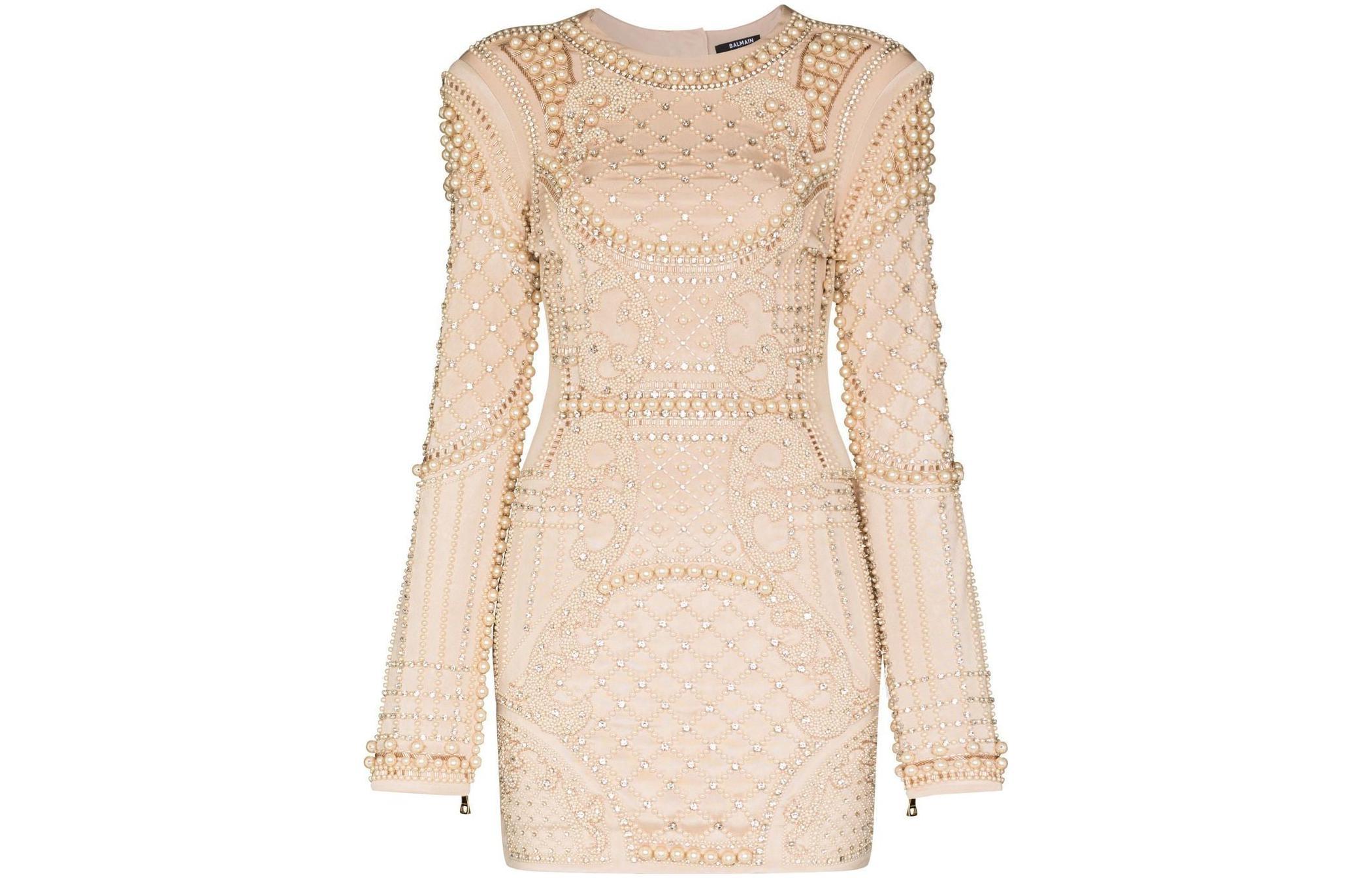 Balmain Платье Women Long-Sleeved Dress