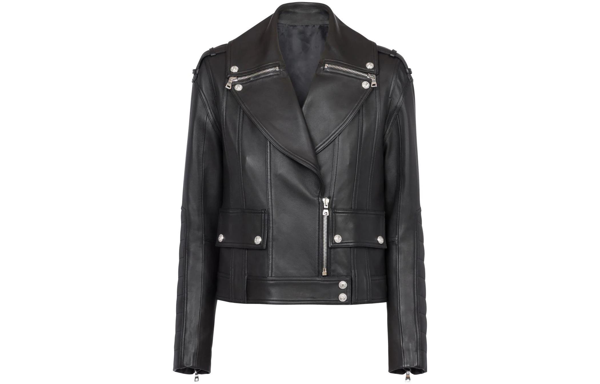 Balmain Кожаная куртка Men Leather Jacket