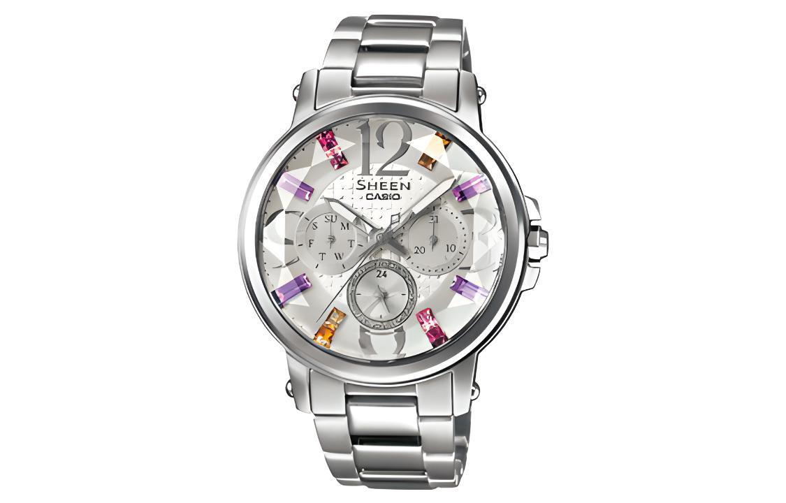 Casio Часы SHEEN 44*38.4*11mm SHE-3035D-7A
