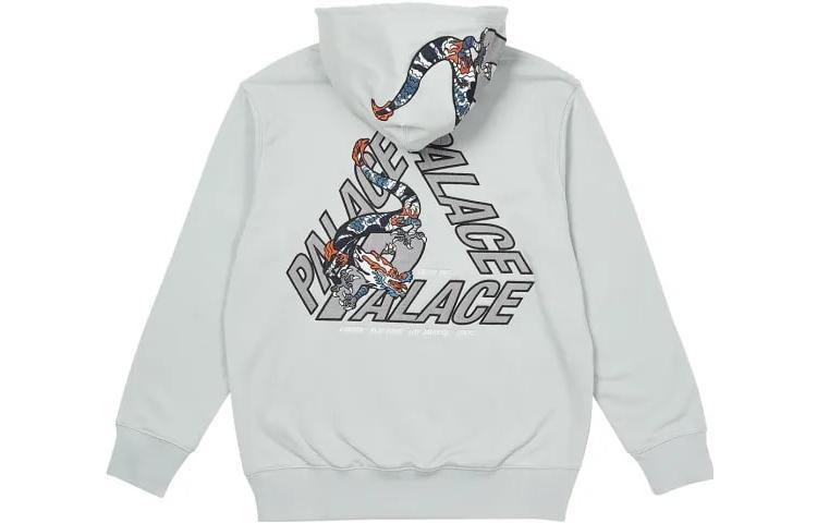 Palace Худи и толстовки FW22 Dragon P-3 Hood Grey Logo