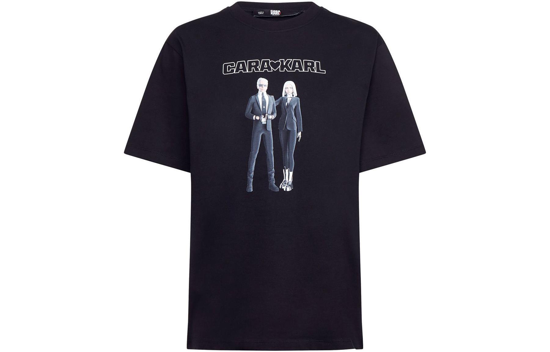 Karl Lagerfeld Футболка X Cara FW22 T