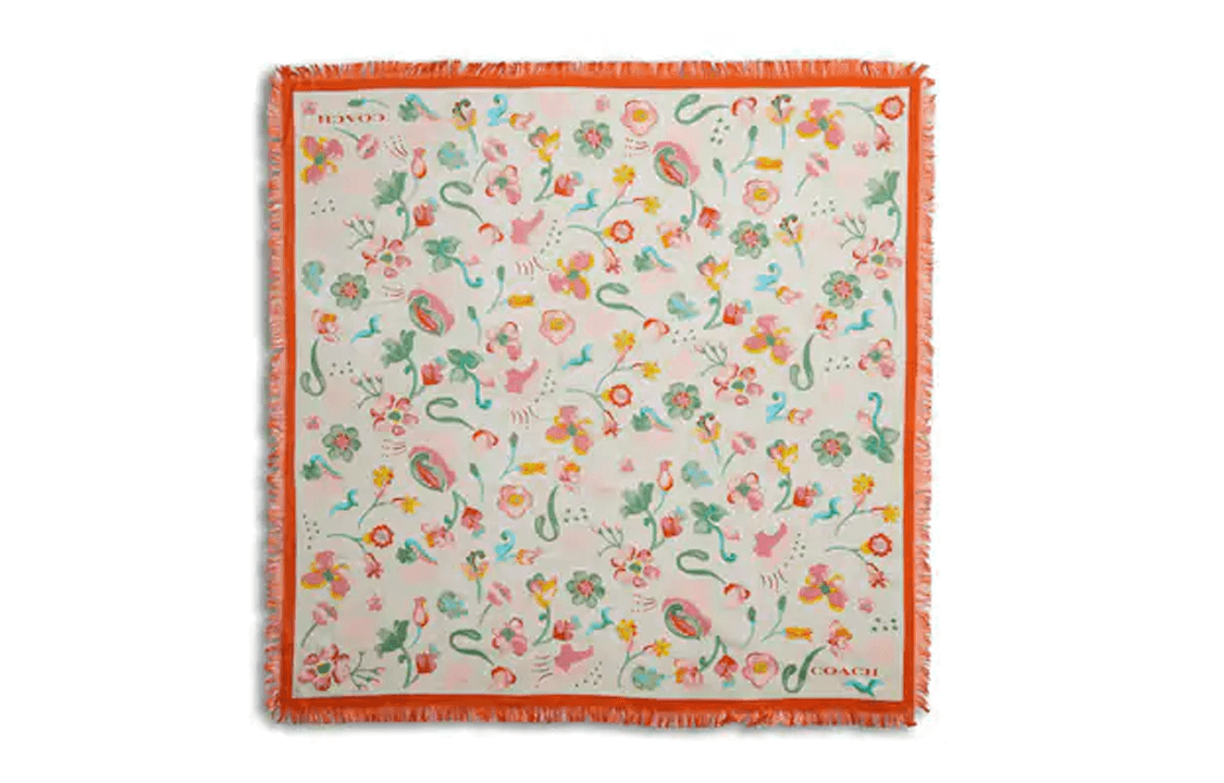Coach Шарф Women Silk Scarf