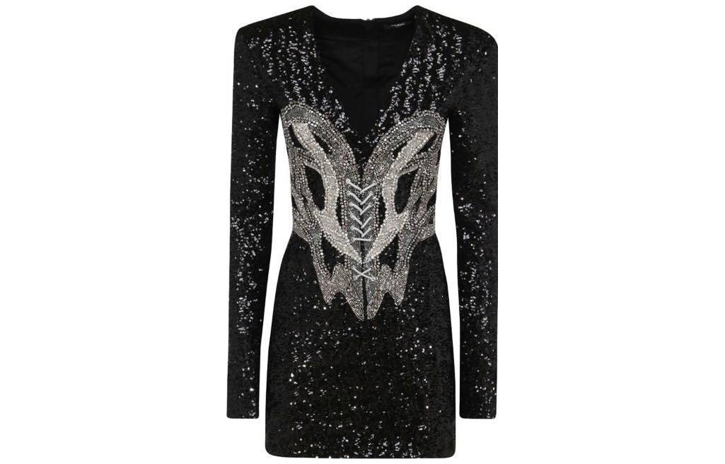 Balmain Платье Women Long-Sleeved Dress
