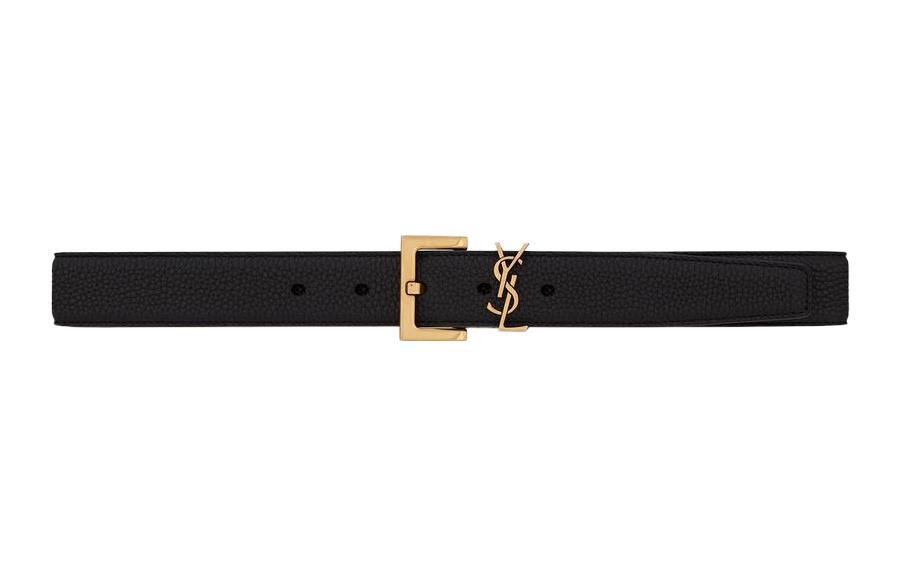 Saint Laurent Ремень Logo 3cm