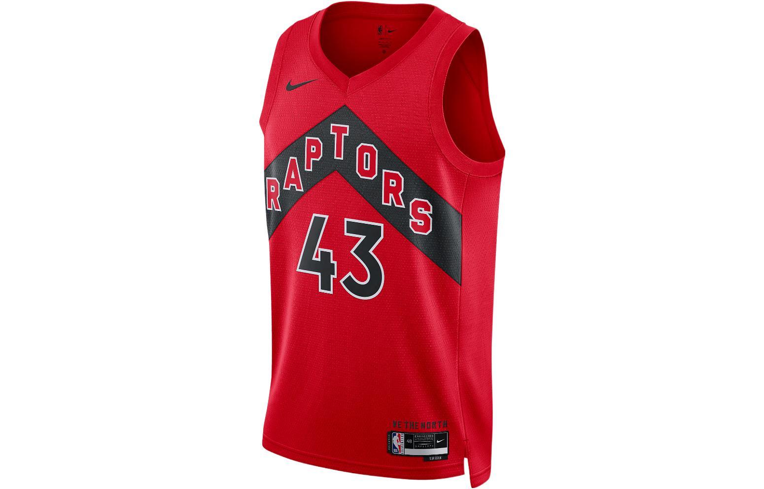 Nike Баскетбольная джерси NBA SW 22-23 43 Toronto Raptors Swingman Jersey