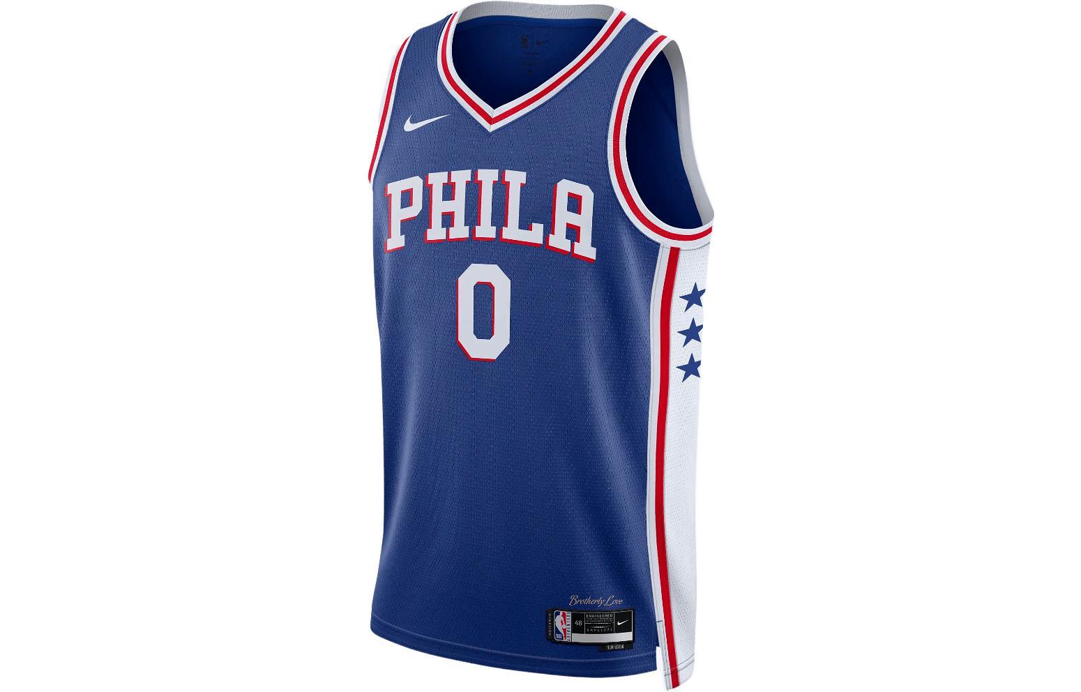 Nike Баскетбольная джерси X NBA 22-23 76 1 Philadelphia 76ers Swingman Jersey