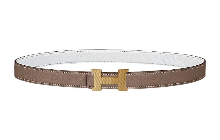 HERMES Ремень Logo Epsom / 2.4cm