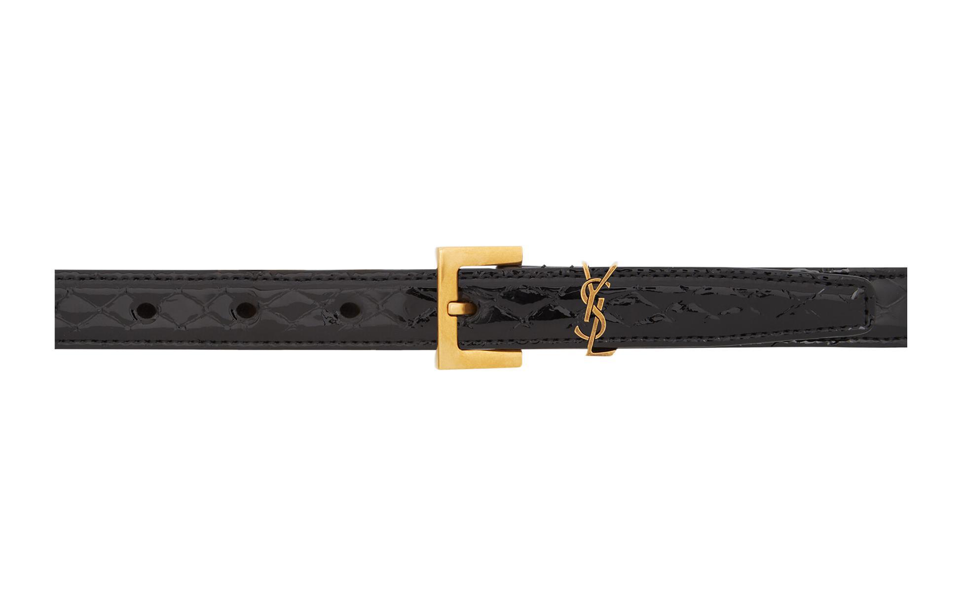 Saint Laurent Ремень Logo 3cm