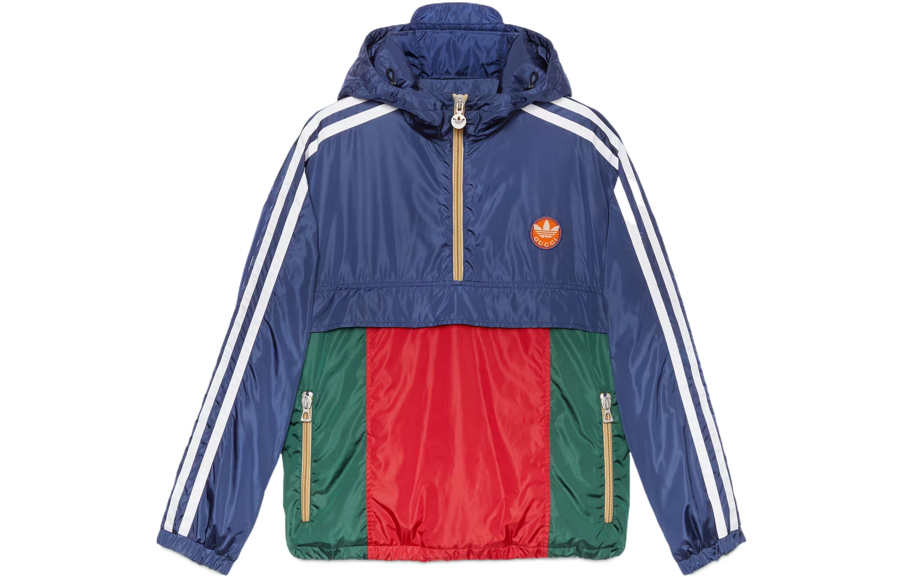 adidas x Gucci Толстовка на молнии Men Sweatshirt