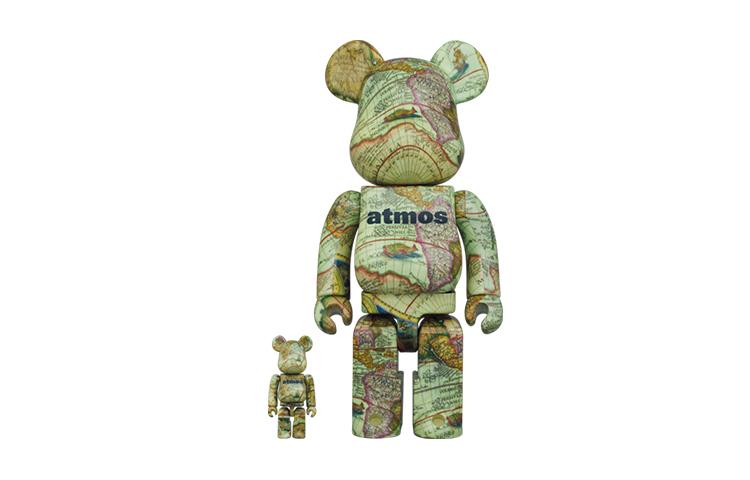 BE@RBRICK Bearbricks и коллекционный предмет X atmos AGED 100%400%