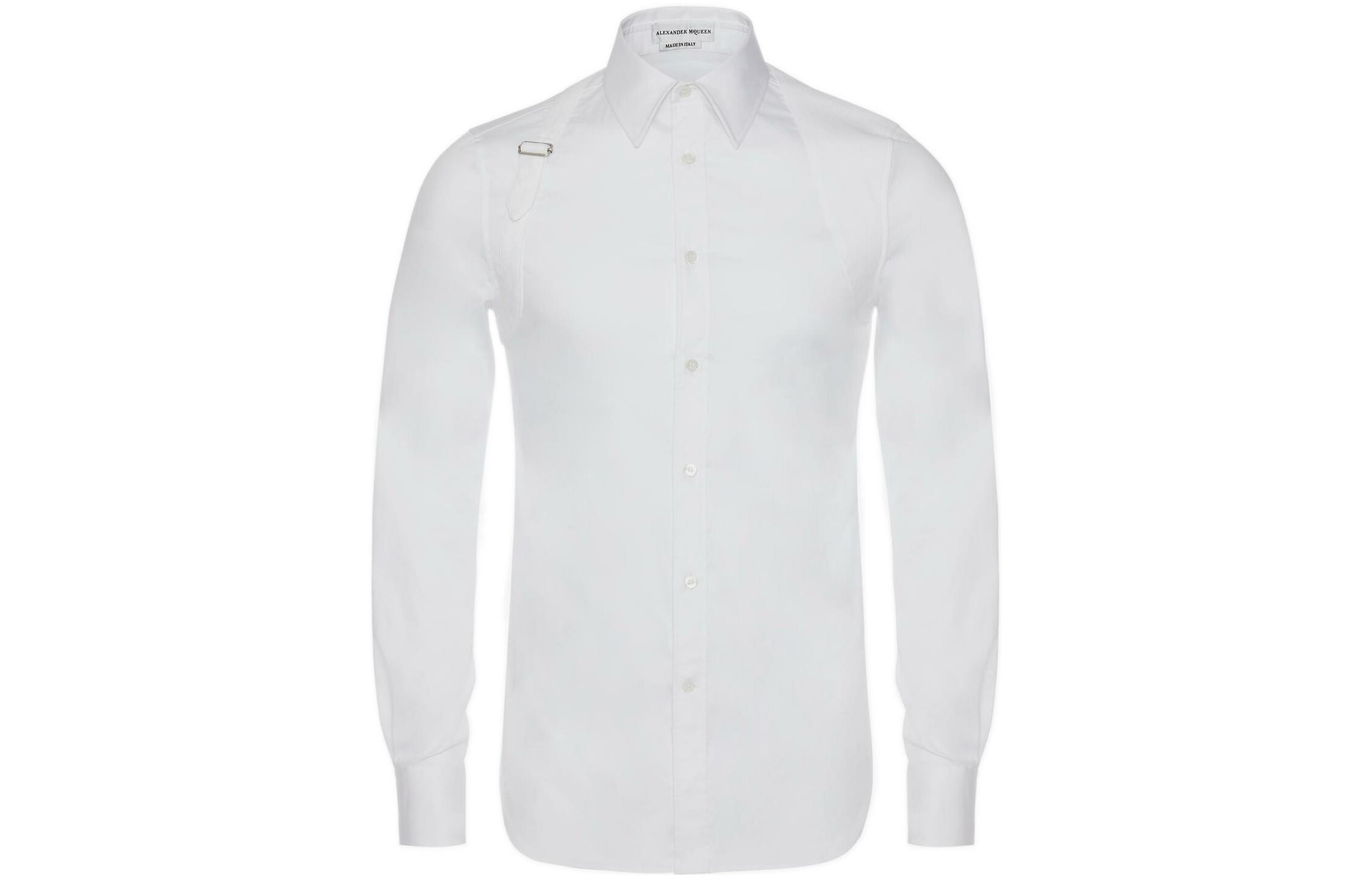 Alexander McQueen Рубашка Men’s FW21 Long-Sleeved Shirt White