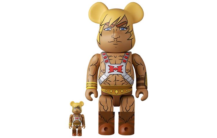 BE@RBRICK Bearbricks и коллекционный предмет BAPE R Mishka x Masters of The Universe He-Man 100%400%