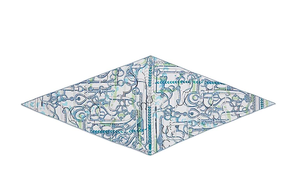 HERMES Шарф Panoplie Equestre Imprimeur Fou