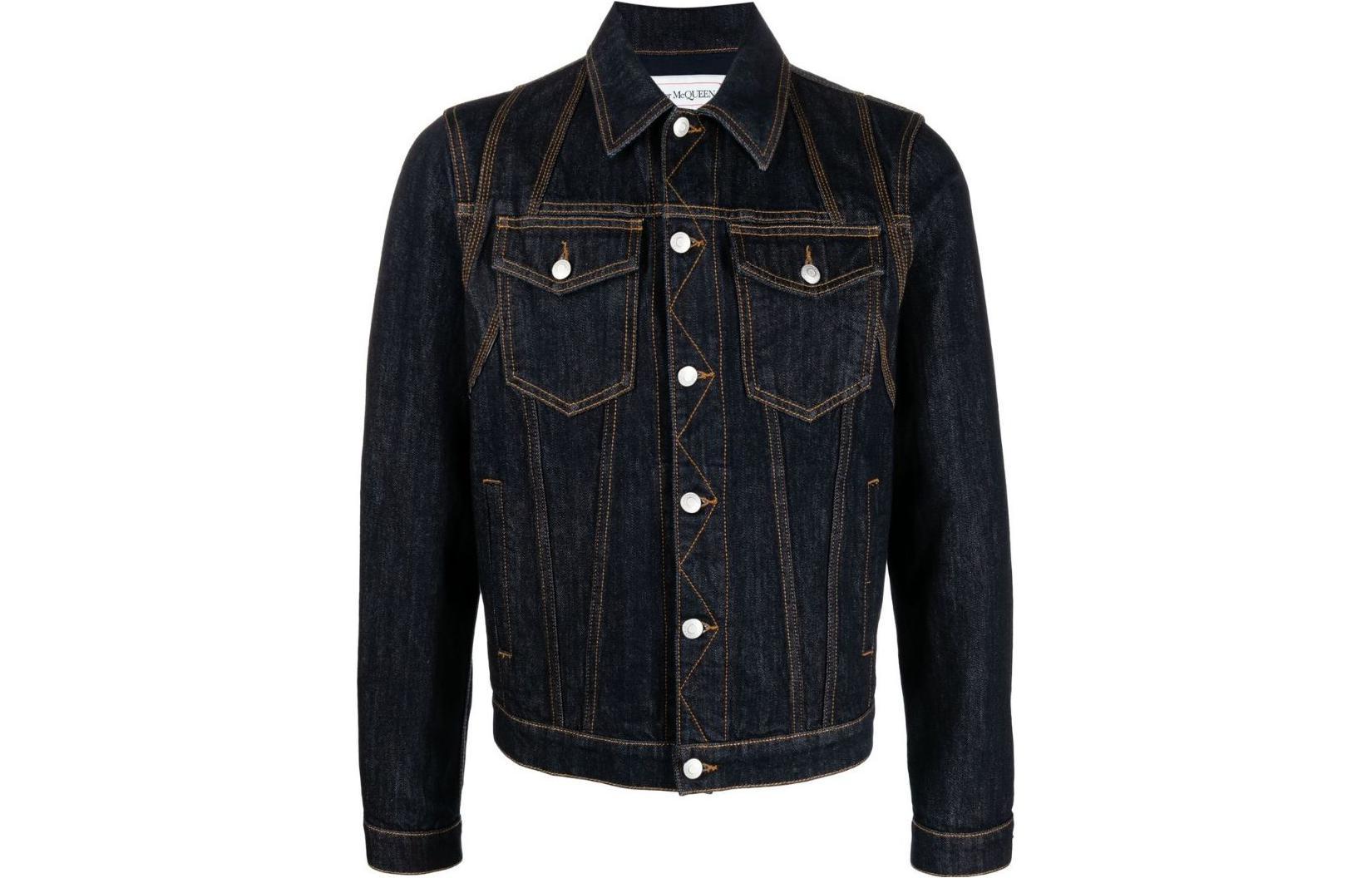 Alexander McQueen Джинсовая куртка Men Denim Jacket