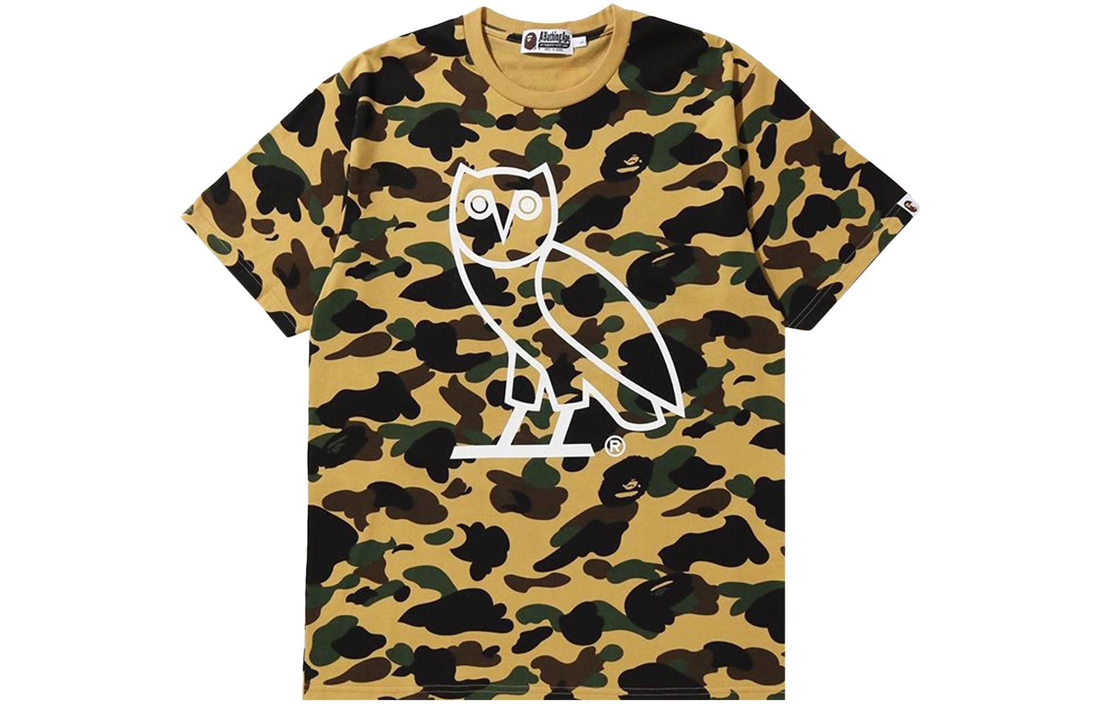A BATHING APE® Футболка X OVO T