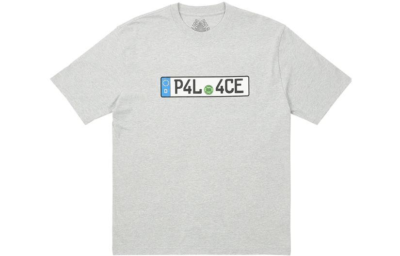 Palace Футболка Plate T-shirt Grey Marl SS23 T