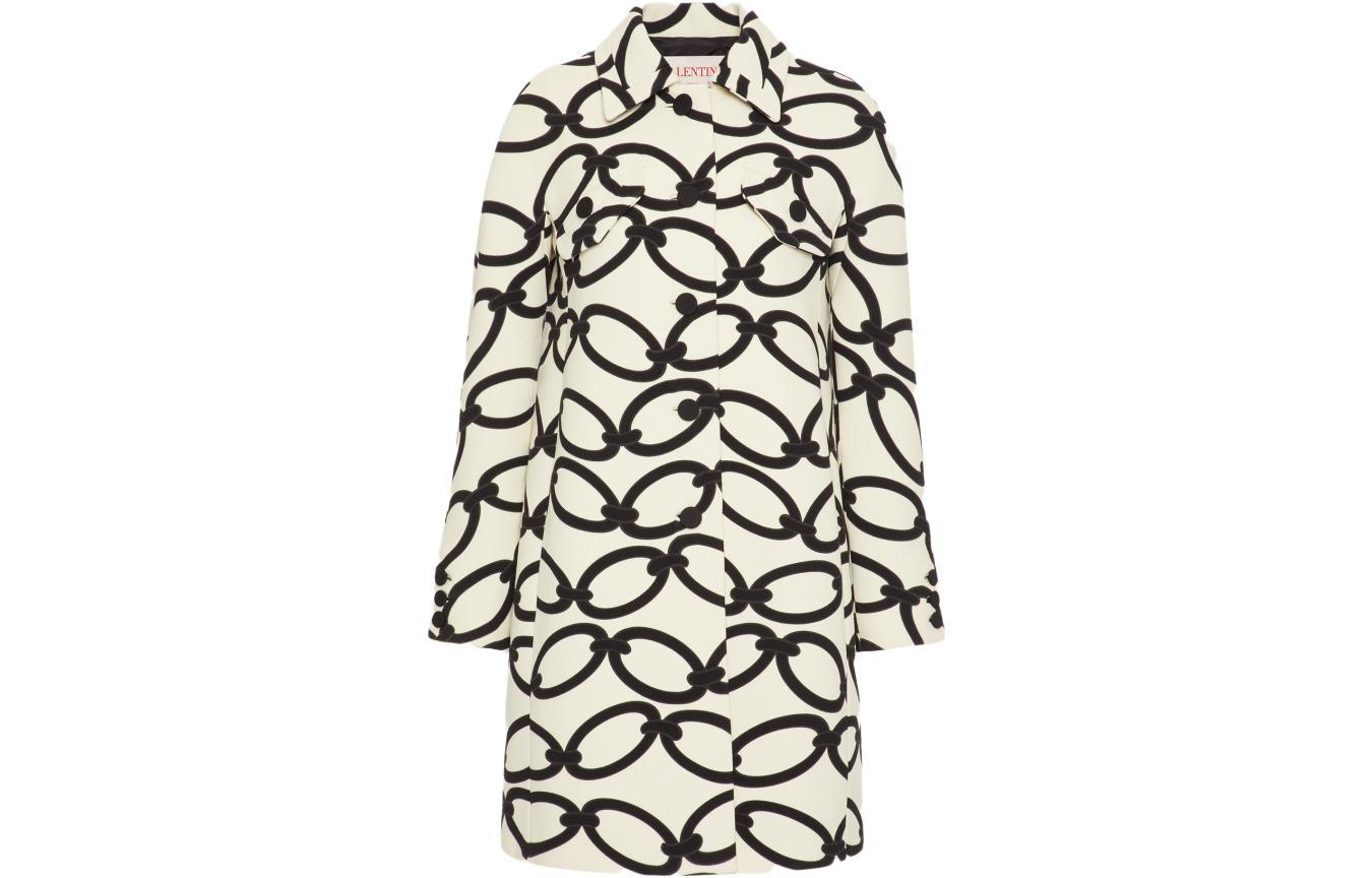 Valentino Пальто SS23 Chain 1967 Double Crepe Couture