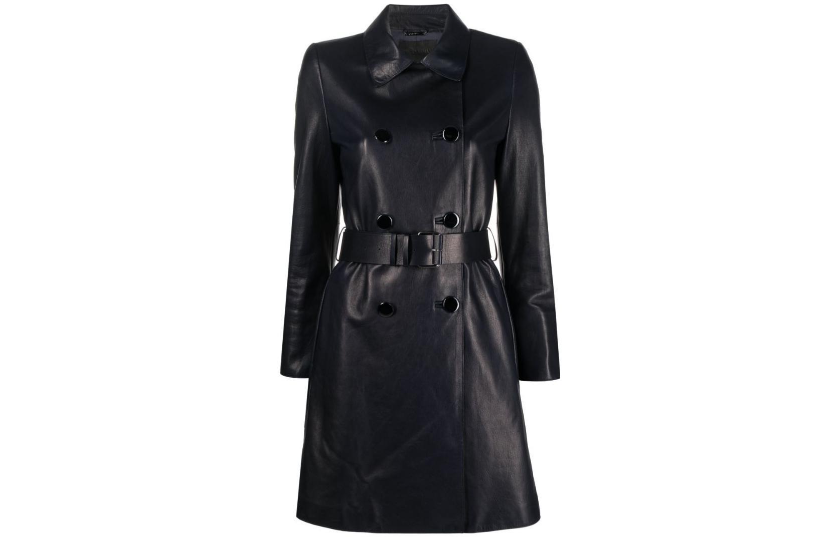 Armani Кожаная куртка GIORGIO Women Leather Jacket