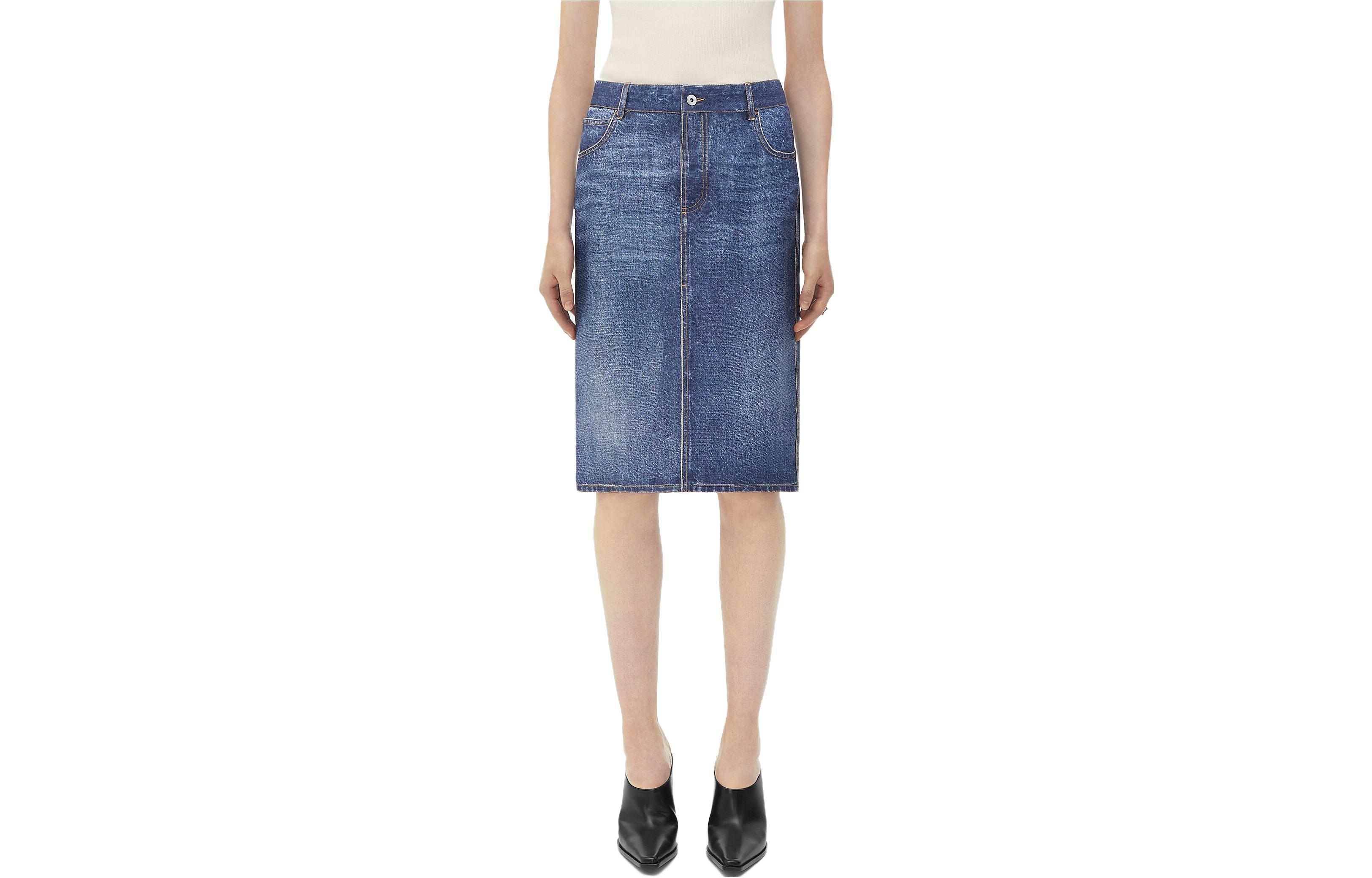 Bottega Veneta Юбка Women Denim Skirt