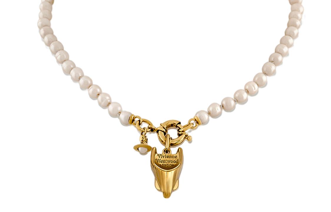 Vivienne Westwood Цепочка CORSET PEARL NECKLACE